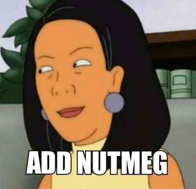 Add Nutmeg