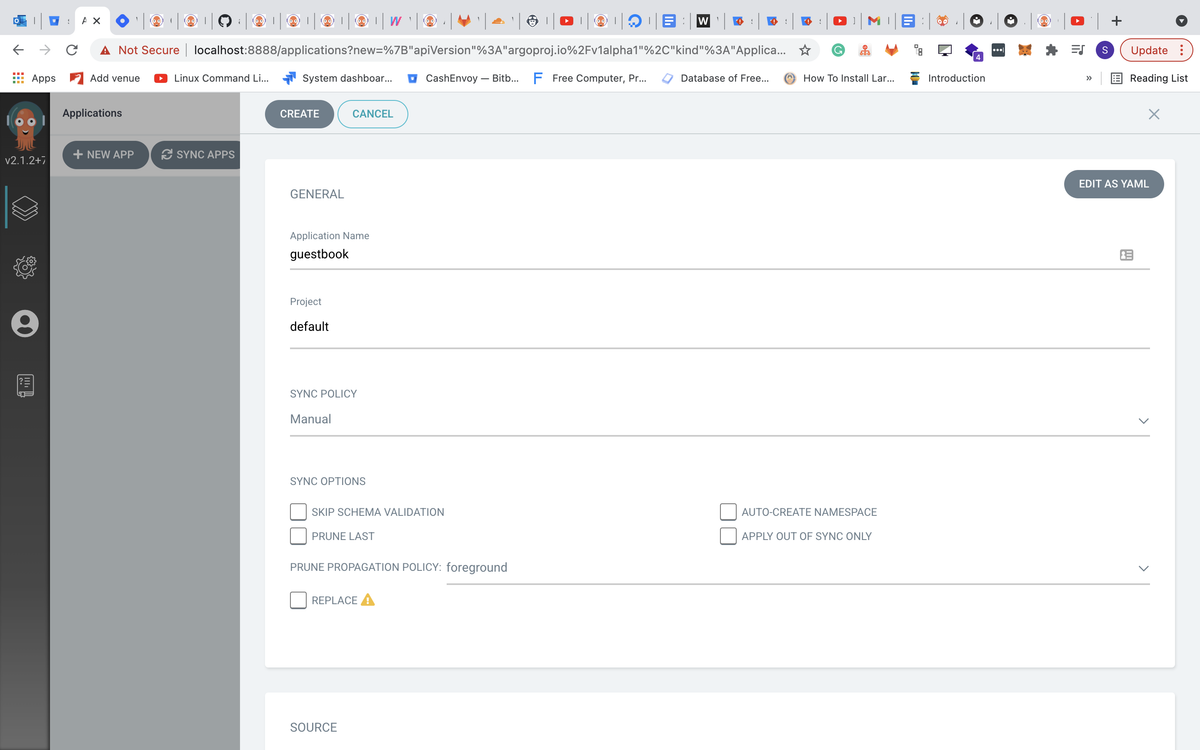 Create Guestbook Application