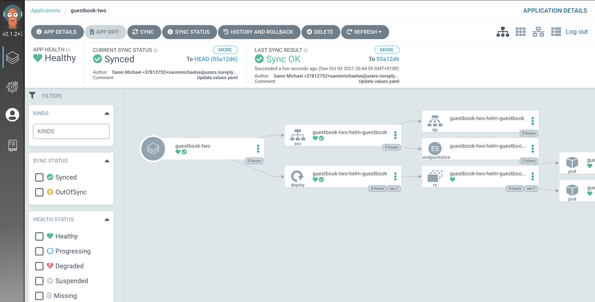 Manual Sync in ArgoCD