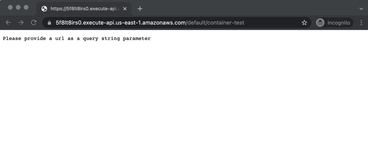 Calling Lambda via browser