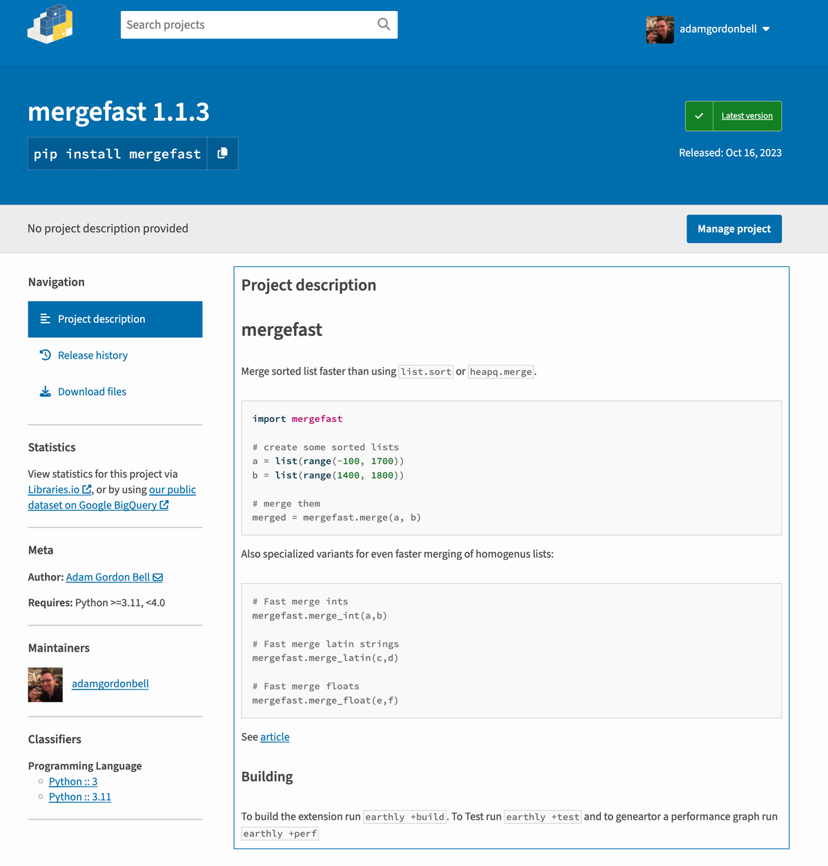 Our Goal Today is to get this package onto PyPi