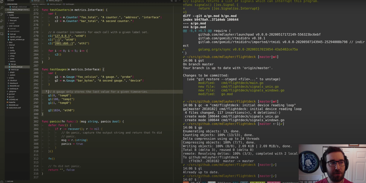 Go and Rust twitch and YouTube user Matt Layher