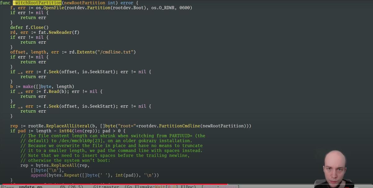 YouTube streamer and i3 creator Michael Stapelberg