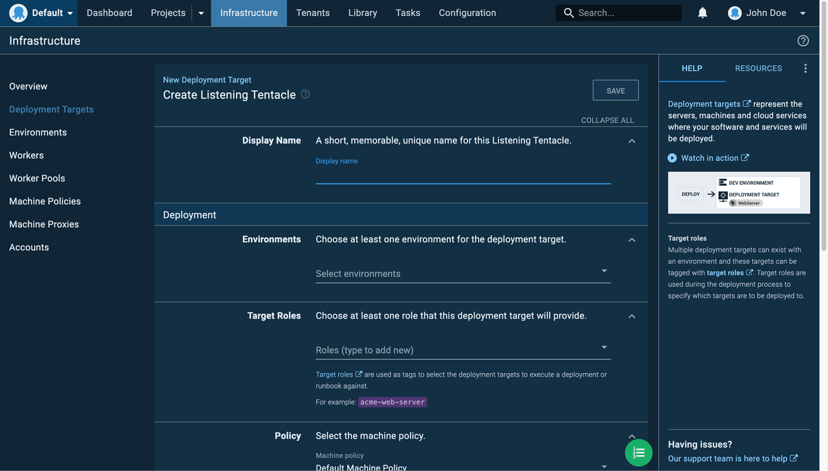 Creating Listening Tentacle