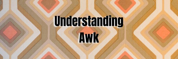 Understanding AWK