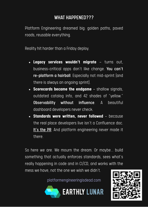 Funeral card back side