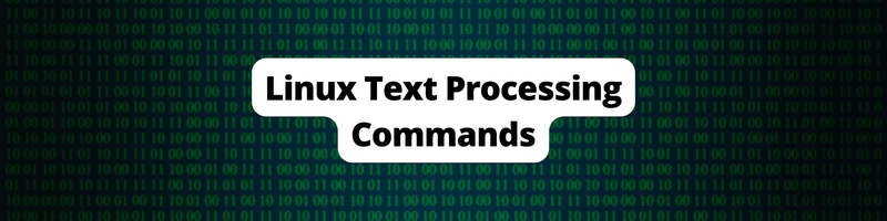 Linux Text Processing Command