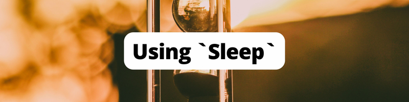 Shell Scripting with sleep: Using Delays Strategically